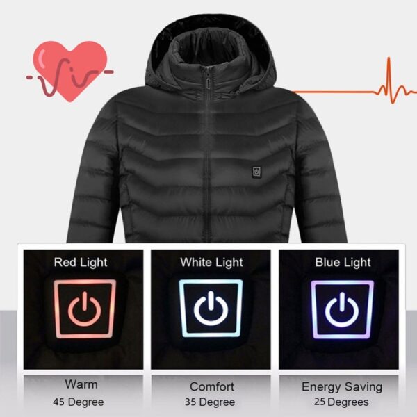 New Heated Jacket Heating Vest Men's Clothes Winter - Image 9