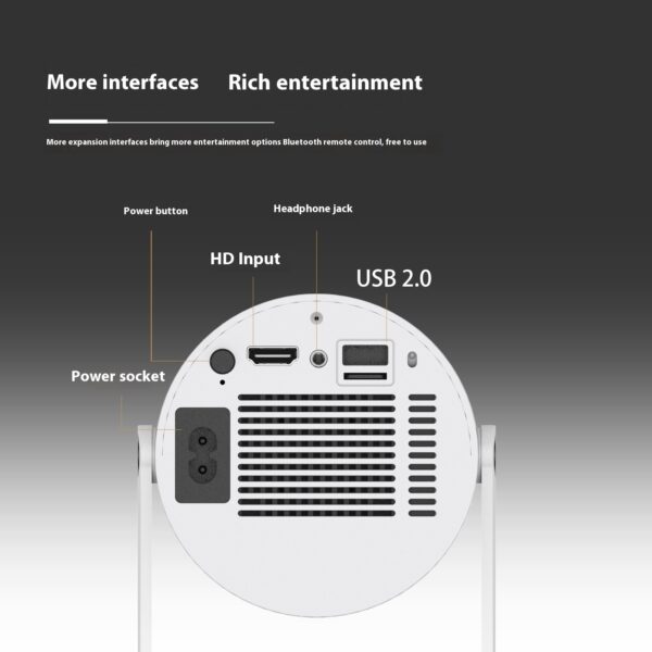 Portable Projector Small Straight Projector For Home Use - Image 8