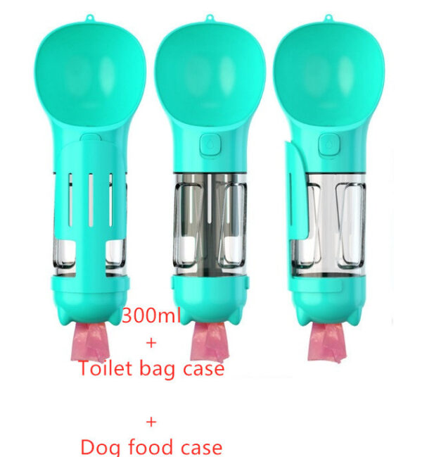 Pet Water Bottle Feeder Bowl Garbage Bag Storage Portable Pet Outdoor - Image 3