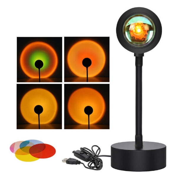 Sunset Projection Lamp Sunset Projector Night Light Wall Decoration Lighting - Image 8