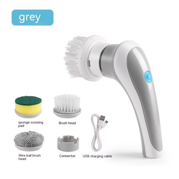 Electric Cleaning Brush 4 In 1 Spinning Scrubber Brush Portable - Image 10