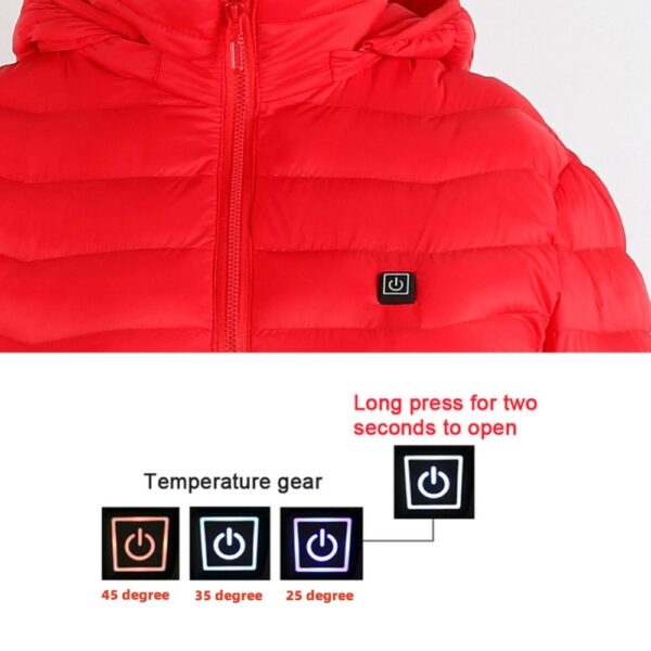 New Heated Jacket Heating Vest Men's Clothes Winter - Image 5