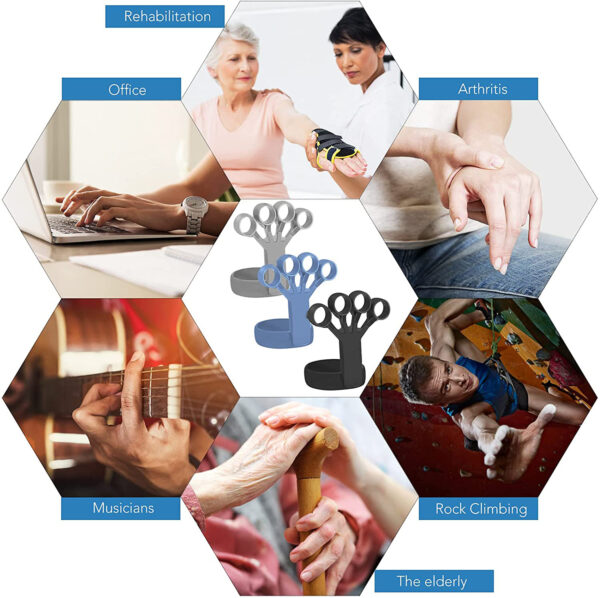 Silicone Grip Device Finger Exercise To Relieve Pain - Image 4