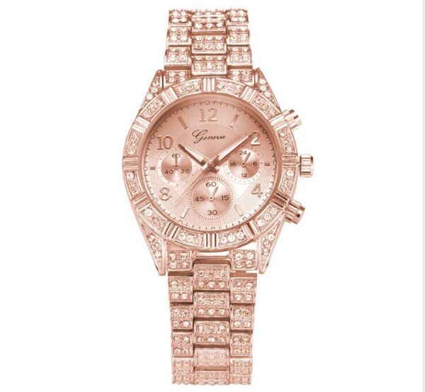 Women Crystal Quartz Analog Geneva - Image 3