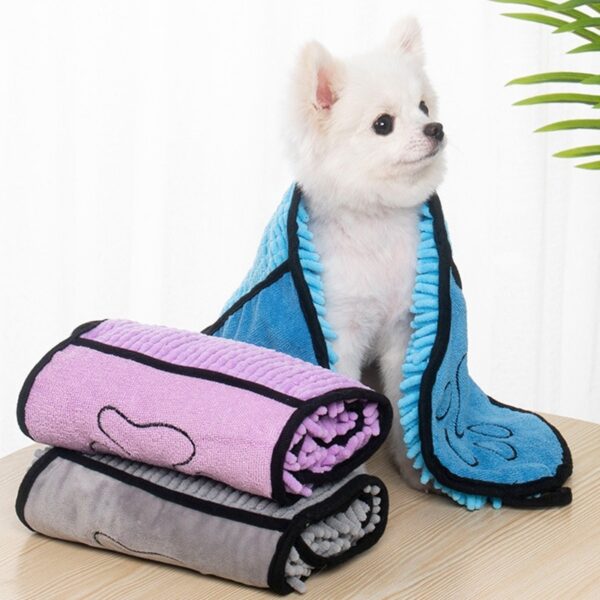 Dogs Cats Towels Super Absorbent Microfiber Bath Towel - Image 4