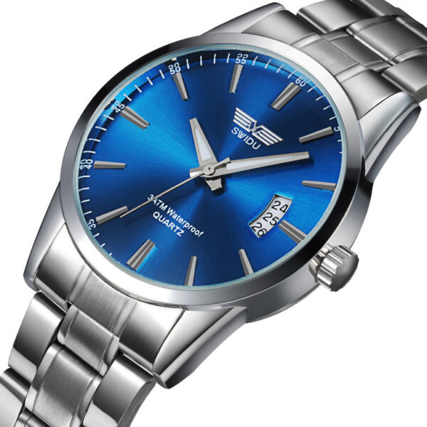 New watches, men's single day steel watches - Image 7