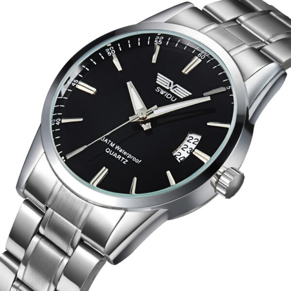 New watches, men's single day steel watches
