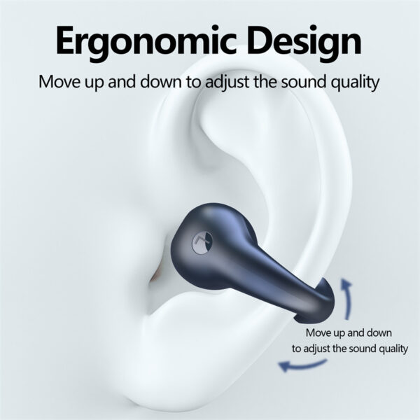 Bone Conduction Headphones TWS Earbuds Ear Clip Bluetooth - Image 4