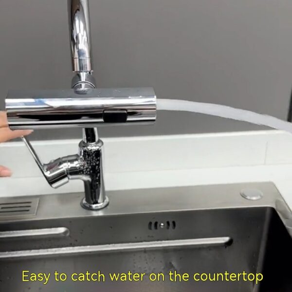 Kitchen Faucet Waterfall Outlet Splash Proof - Image 4