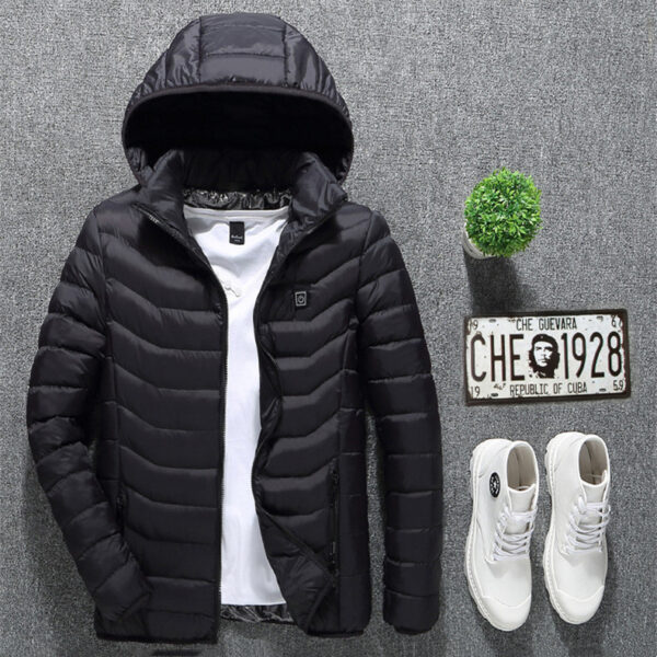 New Heated Jacket Heating Vest Men's Clothes Winter - Image 3