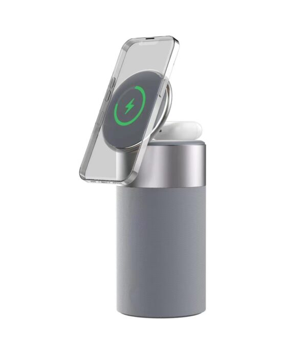 3 In 1 Multi-Function Wireless Charger Portable Bluetooth Speaker With Touch Lamp - Image 7