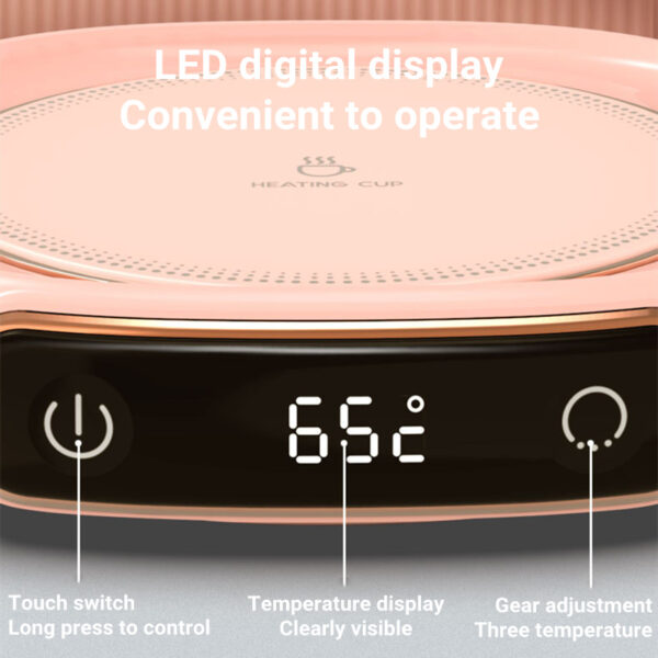 Coffee Mug Warmer Warm Coaster Smart Heating Cup - Image 2