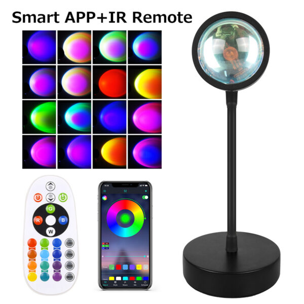 Sunset Projection Lamp Sunset Projector Night Light Wall Decoration Lighting - Image 10