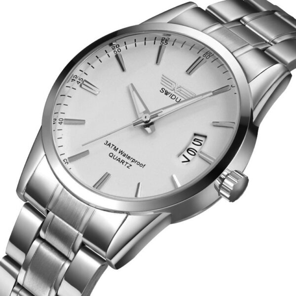 New watches, men's single day steel watches - Image 4