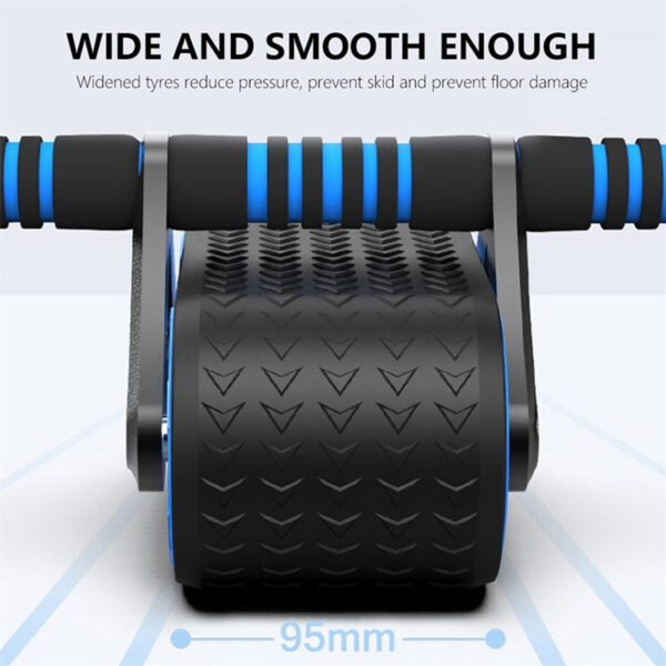 Double Wheel Abdominal Exerciser Women Men Automatic - Image 8