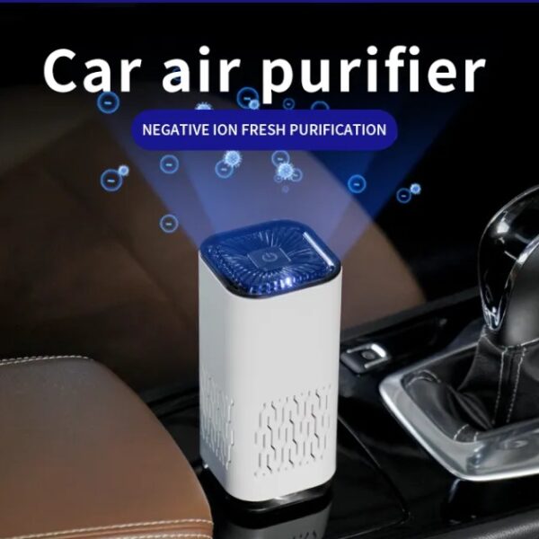 Car Air Purifier Portable Negative Ion Generator Remove Dust Smoke Air Freshen Washer For Home Car - Image 5