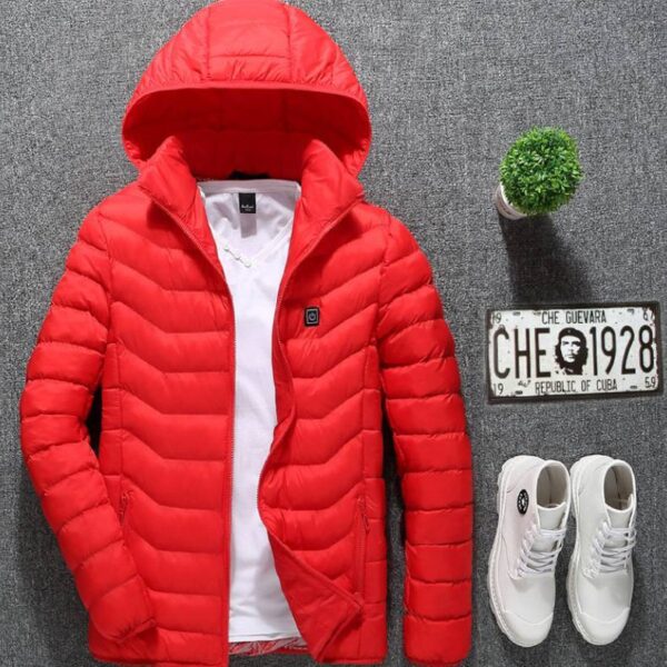 New Heated Jacket Heating Vest Men's Clothes Winter - Image 2