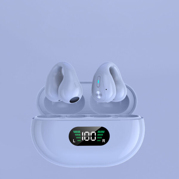 Bone Conduction Headphones TWS Earbuds Ear Clip Bluetooth - Image 8
