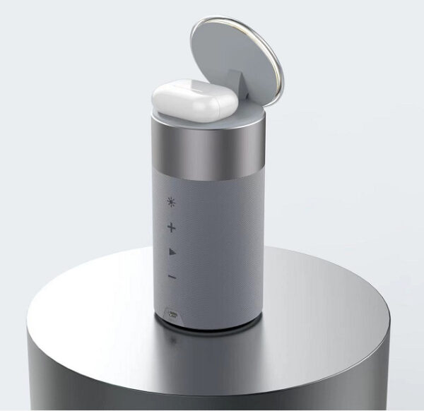 3 In 1 Multi-Function Wireless Charger Portable Bluetooth Speaker With Touch Lamp - Image 5