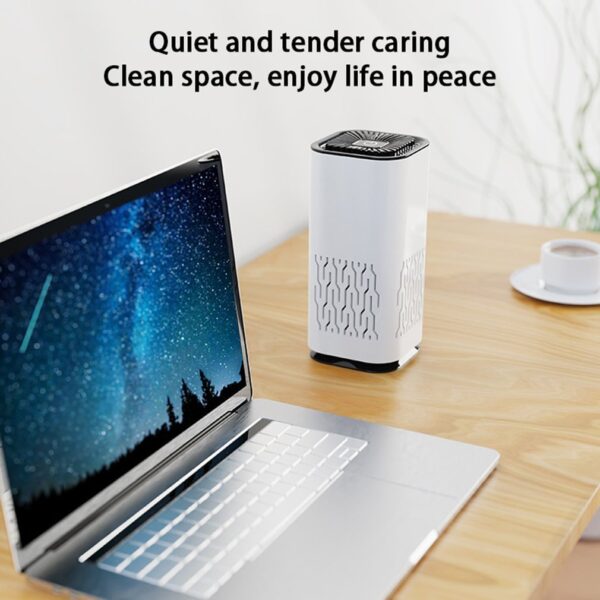 Car Air Purifier Portable Negative Ion Generator Remove Dust Smoke Air Freshen Washer For Home Car