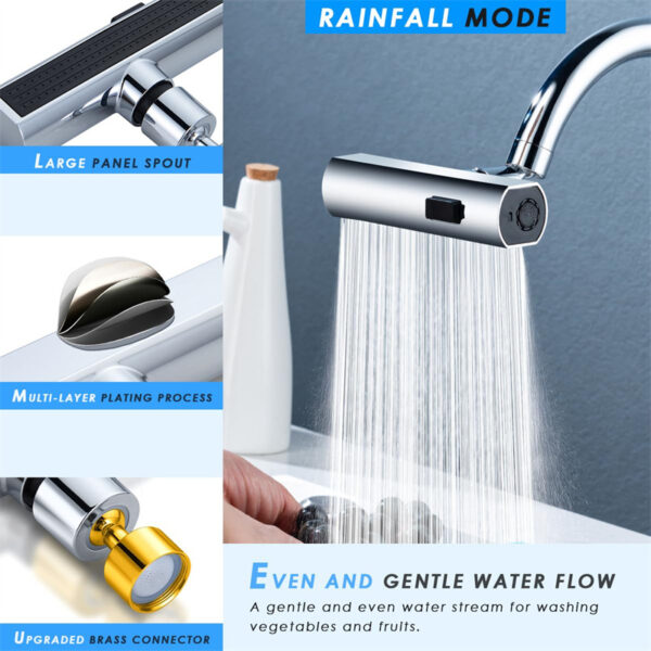 Kitchen Faucet Waterfall Outlet Splash Proof - Image 10