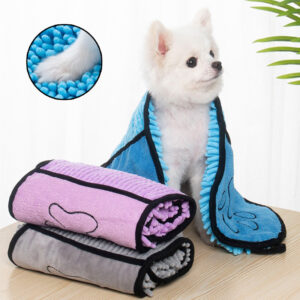 Dogs Cats Towels Super Absorbent Microfiber Bath Towel
