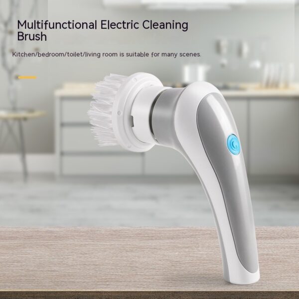 Electric Cleaning Brush 4 In 1 Spinning Scrubber Brush Portable - Image 5