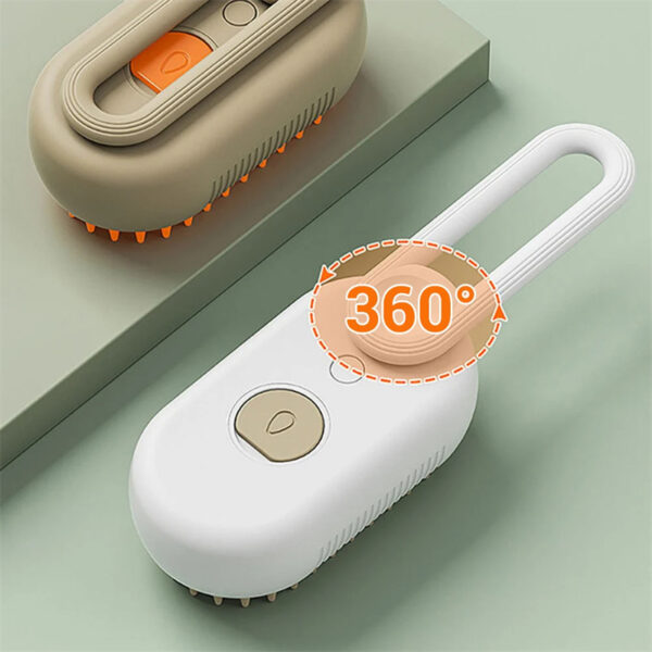 Cat Steam Brush Steamy Dog Brush 3 In 1 Electric Spray Cat Hair Brushes - Image 7