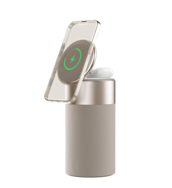 3 In 1 Multi-Function Wireless Charger Portable Bluetooth Speaker With Touch Lamp - Image 6